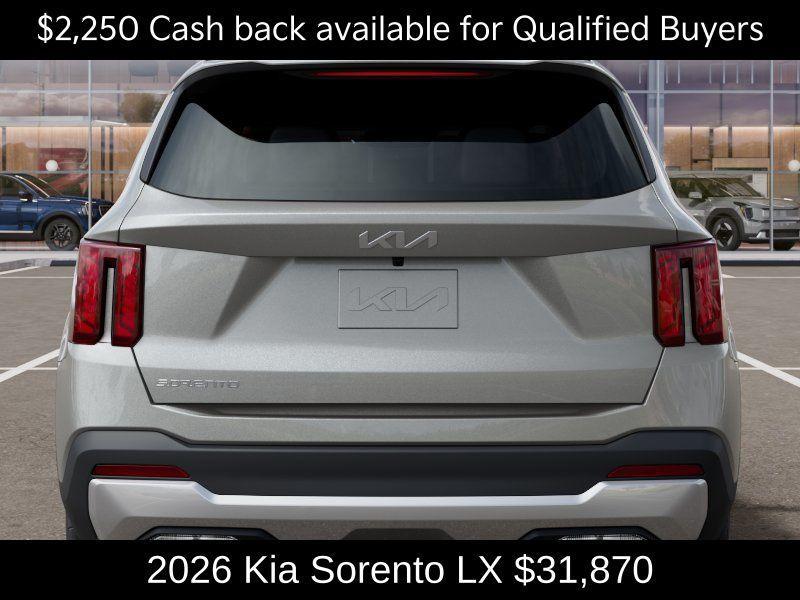 new 2026 Kia Sorento car, priced at $31,870