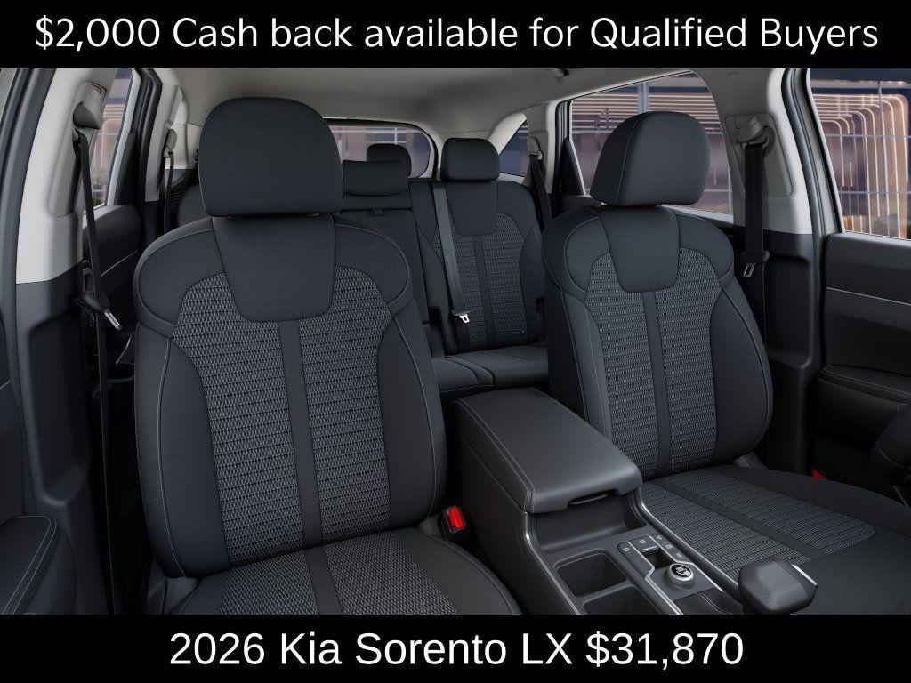 new 2026 Kia Sorento car, priced at $31,870