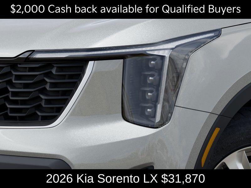 new 2026 Kia Sorento car, priced at $31,870