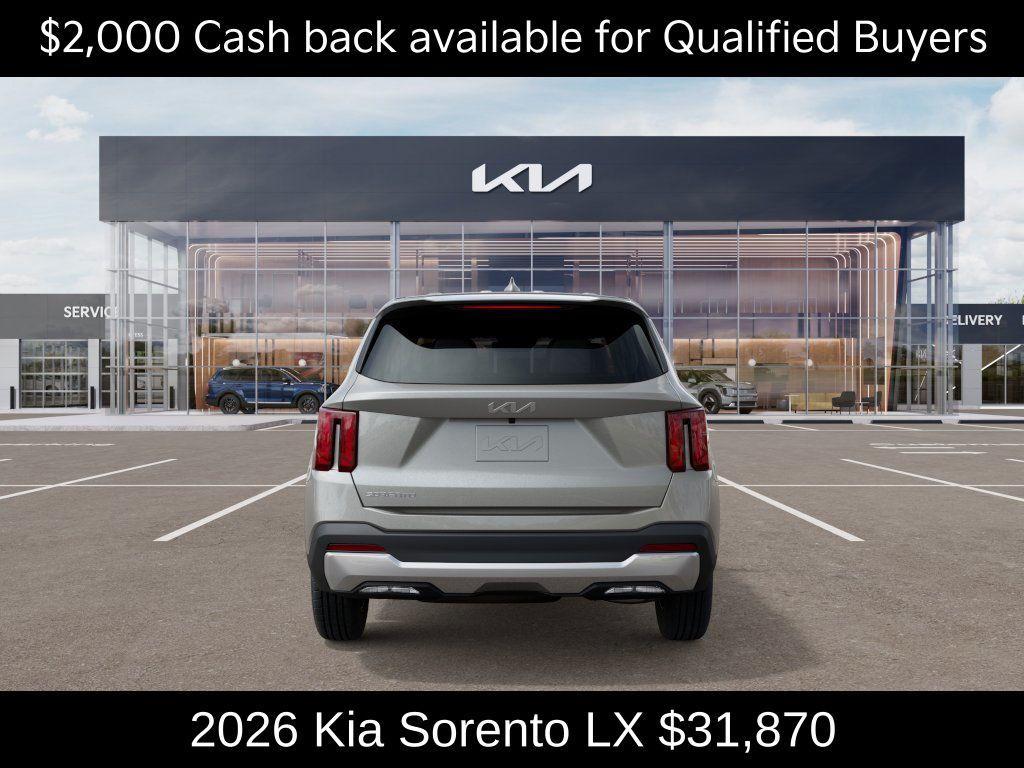new 2026 Kia Sorento car, priced at $31,870