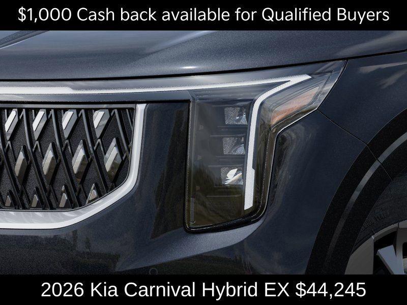 new 2026 Kia Carnival Hybrid car, priced at $44,245