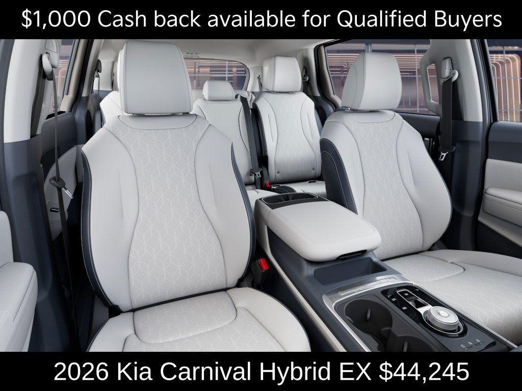 new 2026 Kia Carnival Hybrid car, priced at $44,245