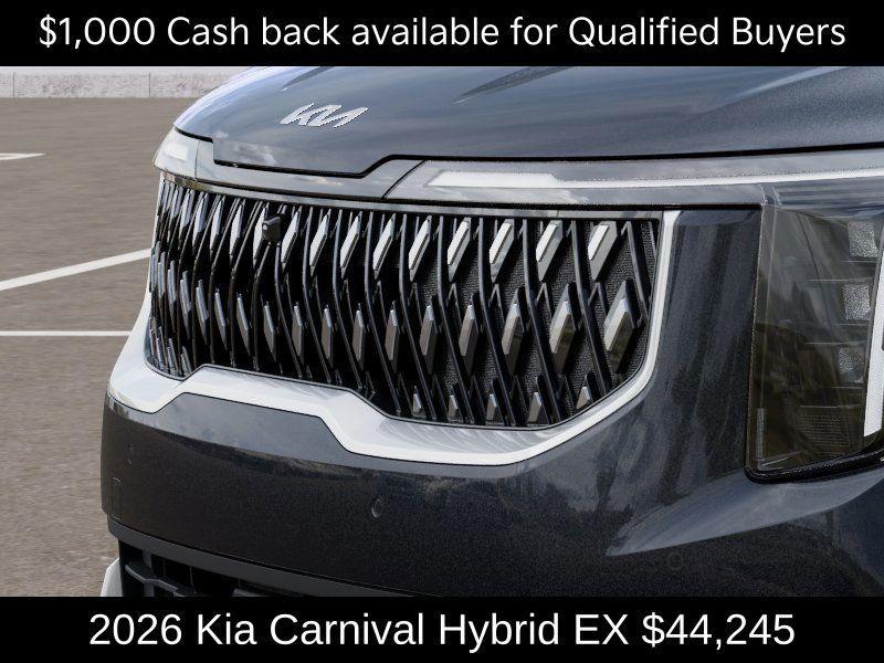 new 2026 Kia Carnival Hybrid car, priced at $44,245