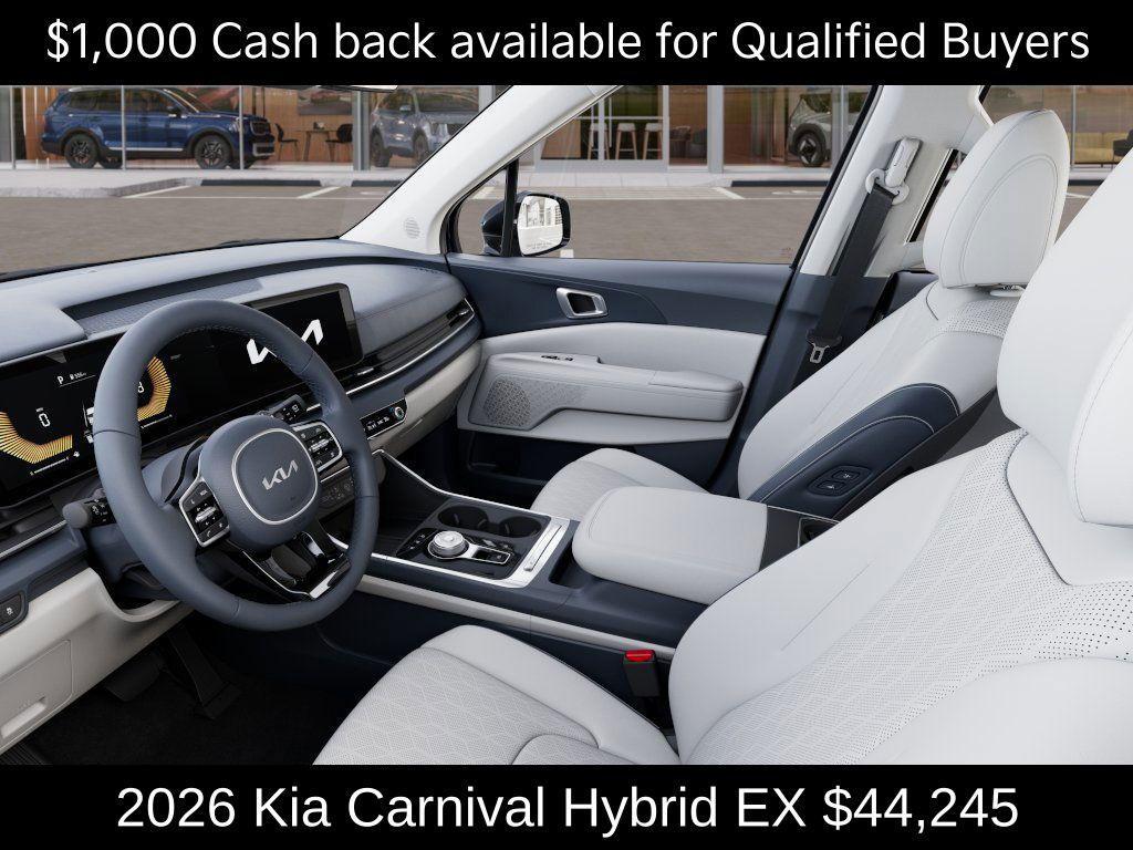 new 2026 Kia Carnival Hybrid car, priced at $44,245