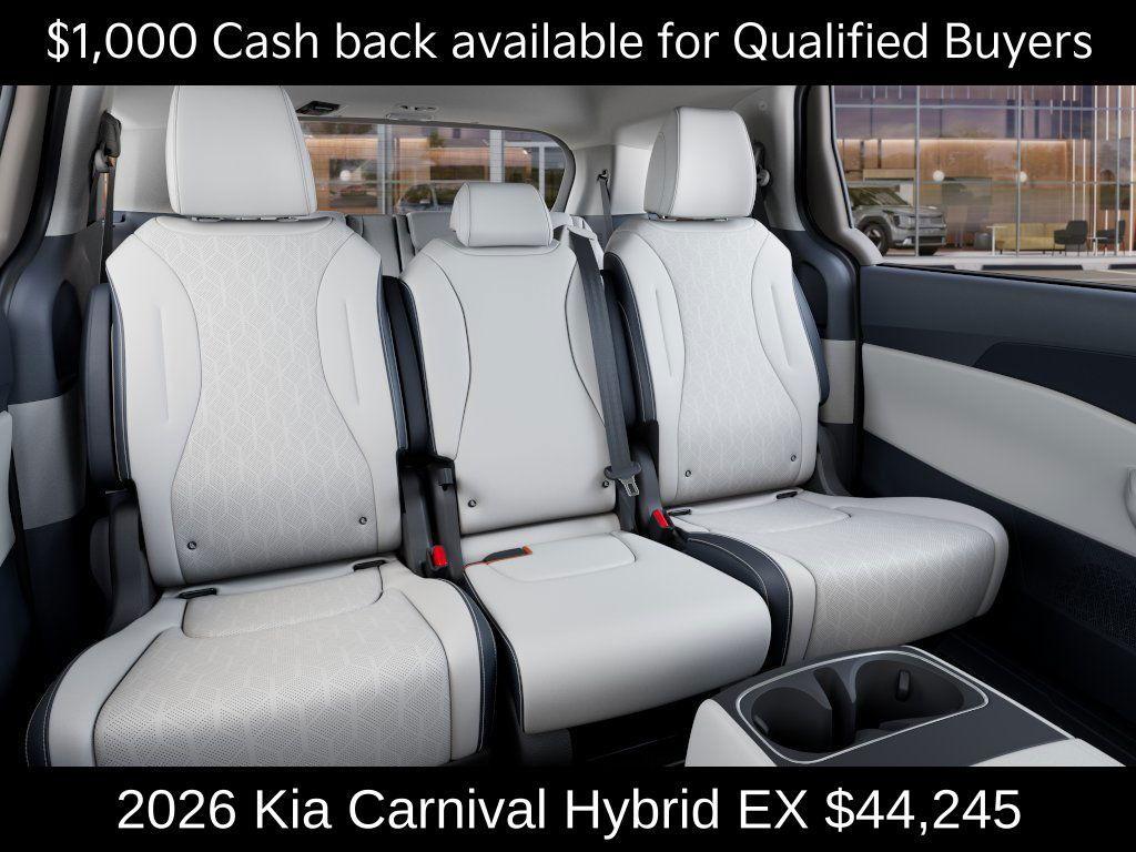 new 2026 Kia Carnival Hybrid car, priced at $44,245