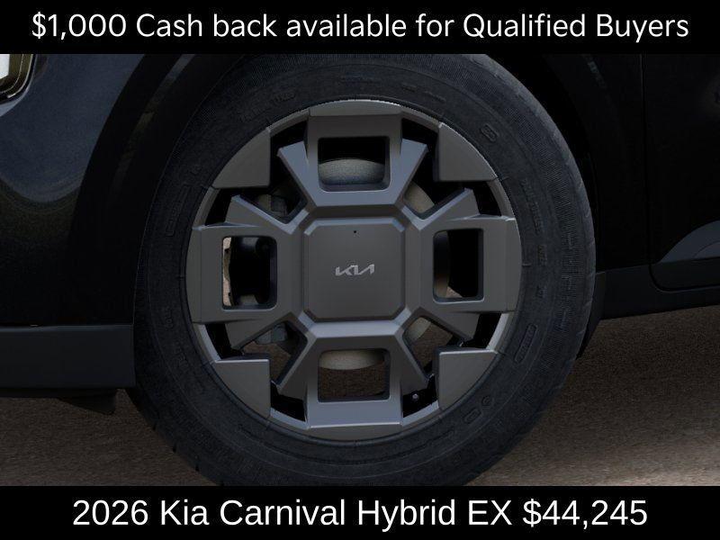 new 2026 Kia Carnival Hybrid car, priced at $44,245