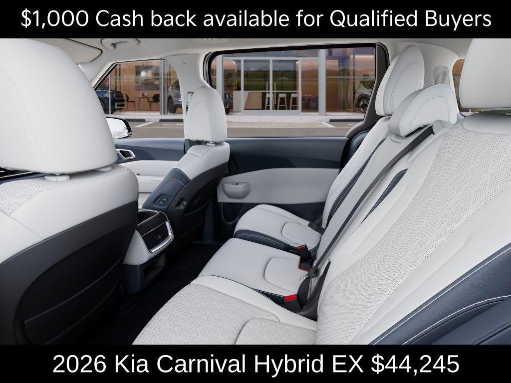 new 2026 Kia Carnival Hybrid car, priced at $44,245