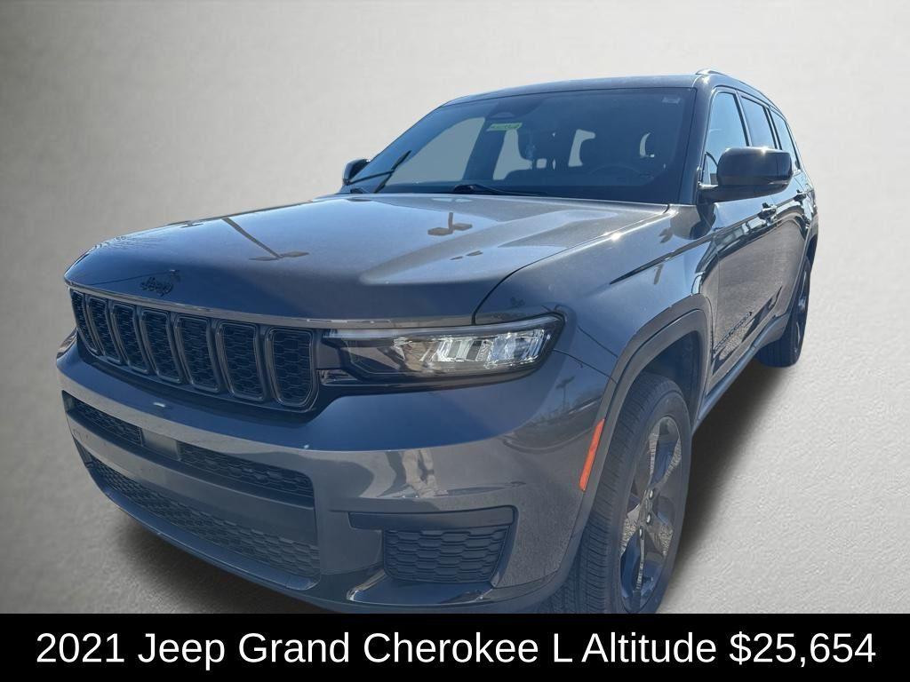 used 2021 Jeep Grand Cherokee L car, priced at $25,654