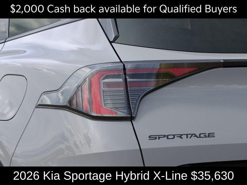 new 2026 Kia Sportage Hybrid car, priced at $35,630