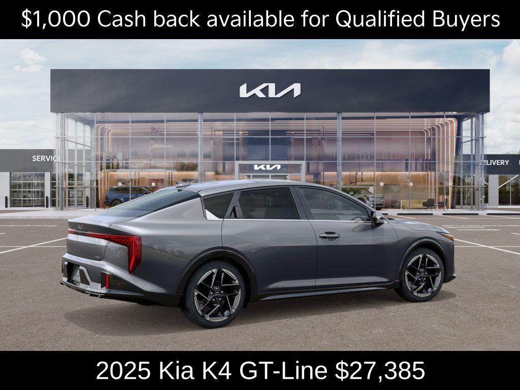 new 2025 Kia K4 car, priced at $27,385