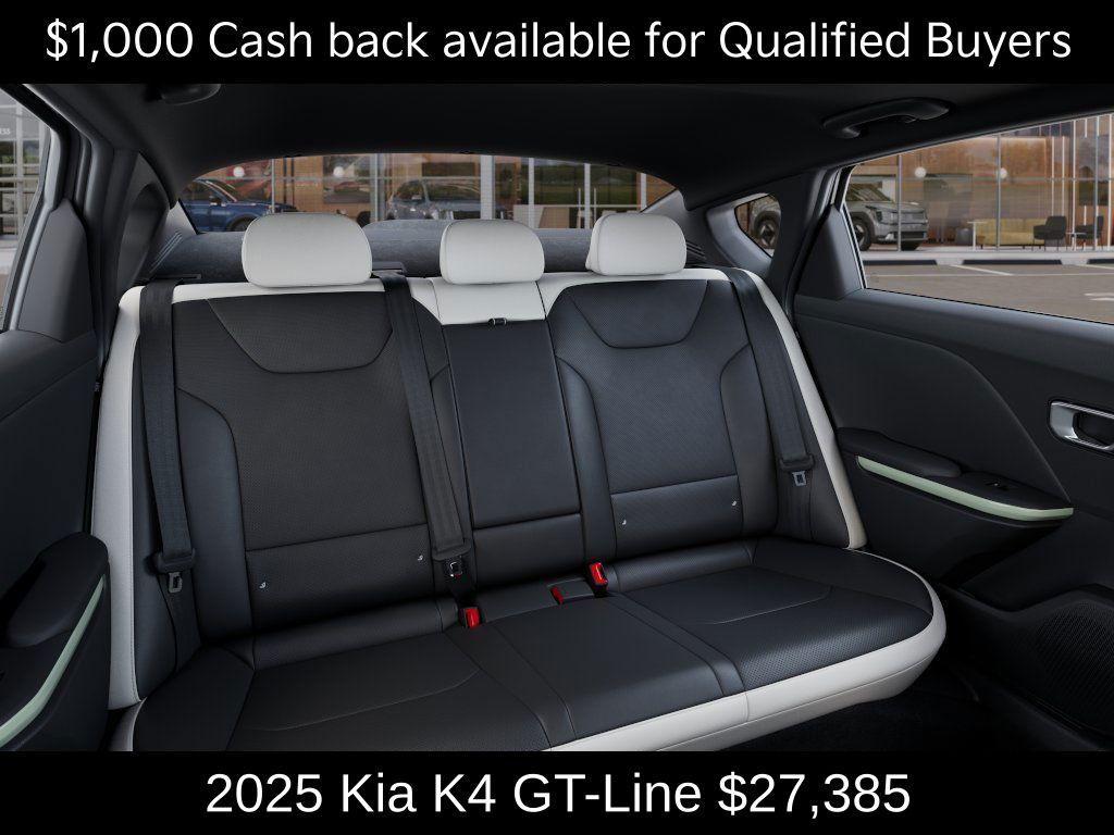 new 2025 Kia K4 car, priced at $27,385