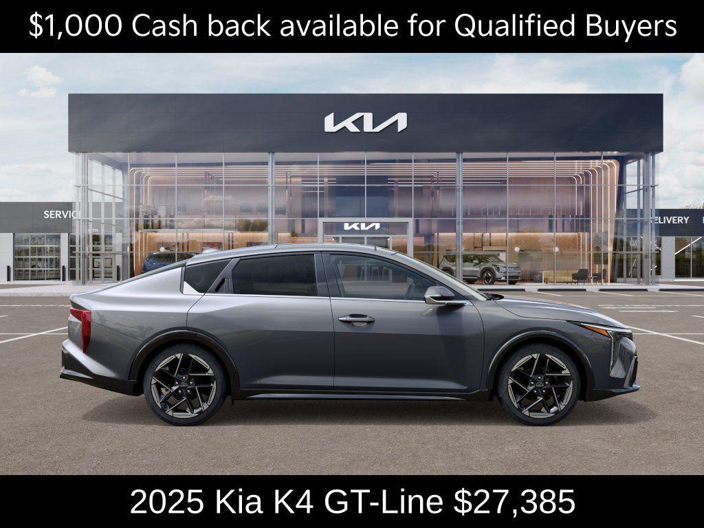 new 2025 Kia K4 car, priced at $27,385