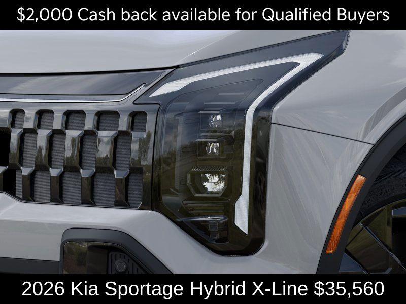new 2026 Kia Sportage Hybrid car, priced at $35,560