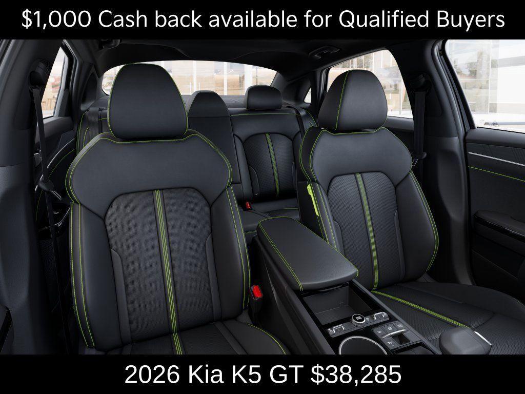 new 2026 Kia K5 car, priced at $38,285