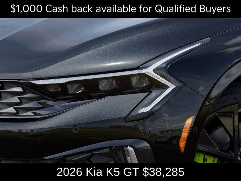 new 2026 Kia K5 car, priced at $38,285