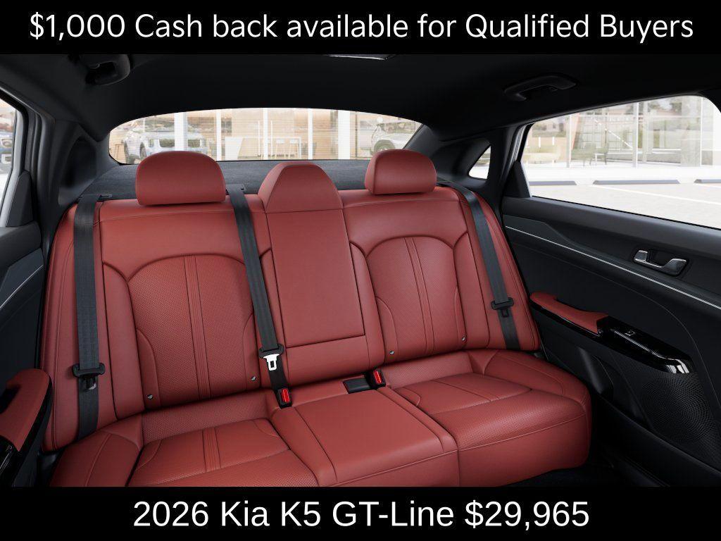 new 2026 Kia K5 car, priced at $29,965