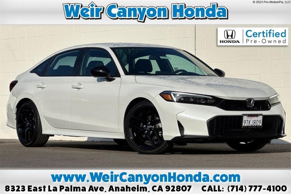 used 2025 Honda Civic car, priced at $27,995