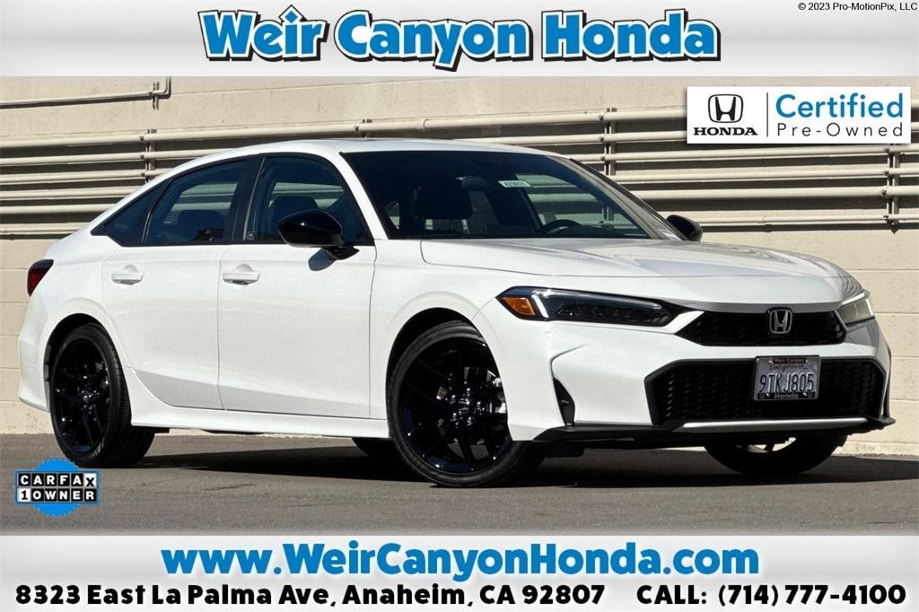 used 2025 Honda Civic Hybrid car, priced at $28,195