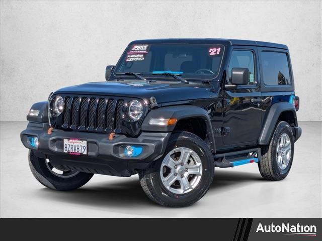 used 2021 Jeep Wrangler car, priced at $23,395