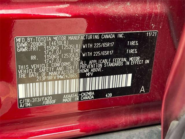 used 2021 Toyota RAV4 car, priced at $25,000