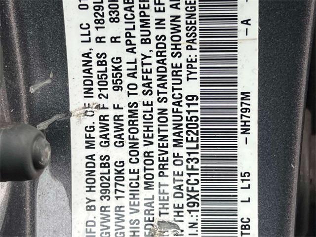 used 2020 Honda Civic car, priced at $19,959