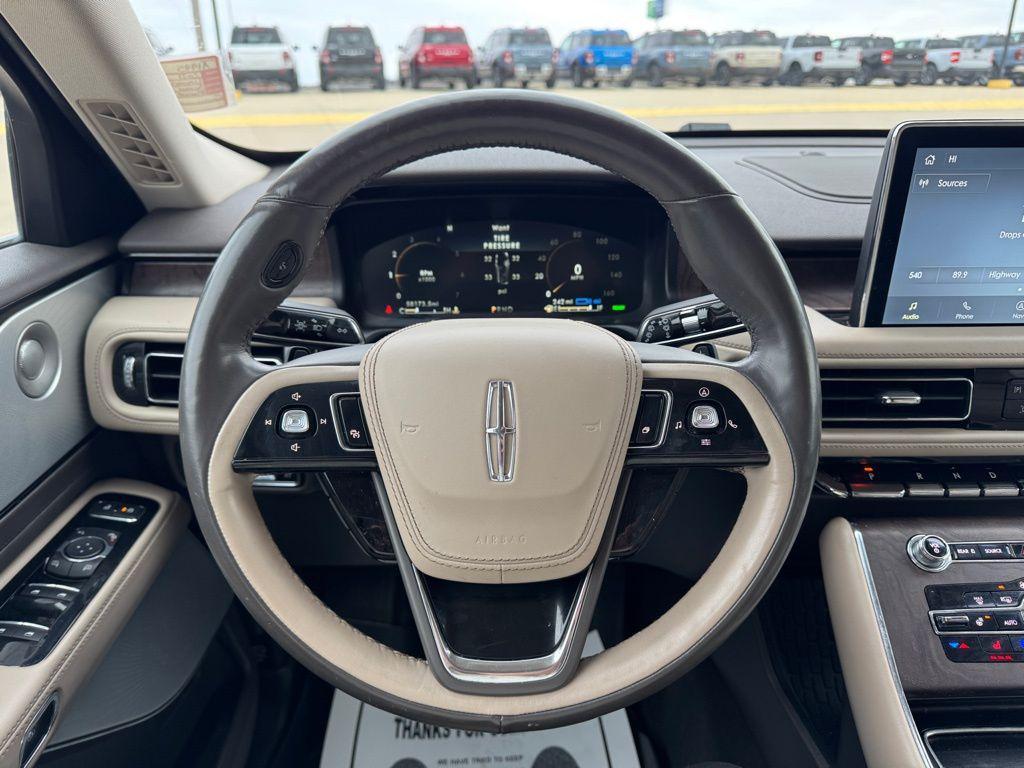 used 2021 Lincoln Aviator car, priced at $38,999