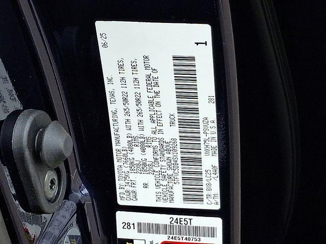 new 2025 Toyota Tundra Hybrid car, priced at $79,633