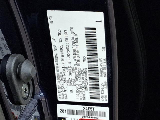 new 2025 Toyota Tundra Hybrid car, priced at $79,633