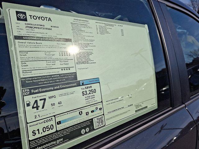 new 2026 Toyota Corolla Hybrid car, priced at $27,683