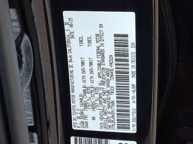 new 2025 Toyota Tacoma car, priced at $46,955