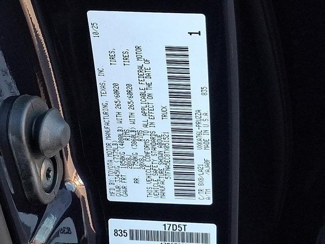 new 2026 Toyota Tundra car, priced at $69,666