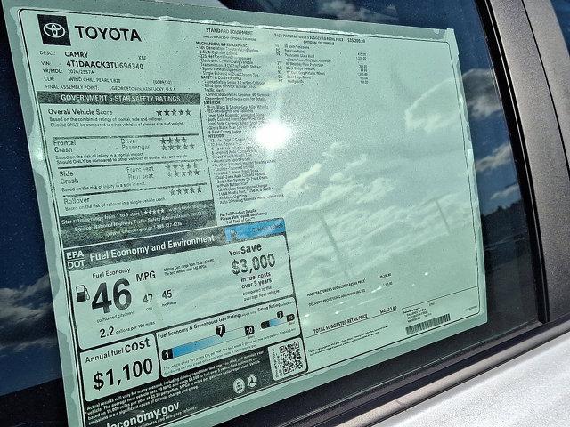 new 2026 Toyota Camry car, priced at $39,433