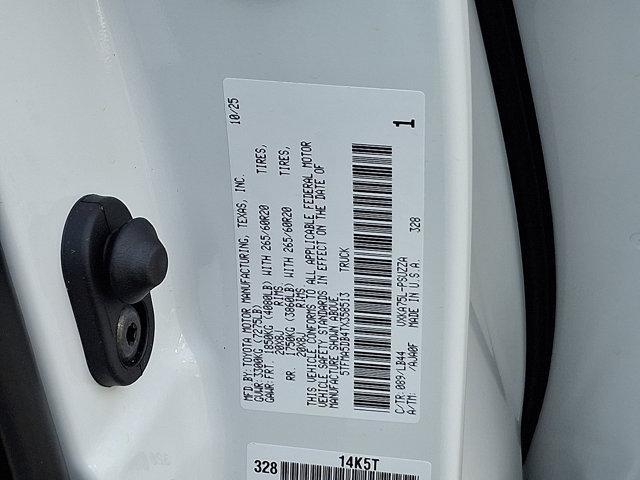 new 2026 Toyota Tundra car, priced at $69,404