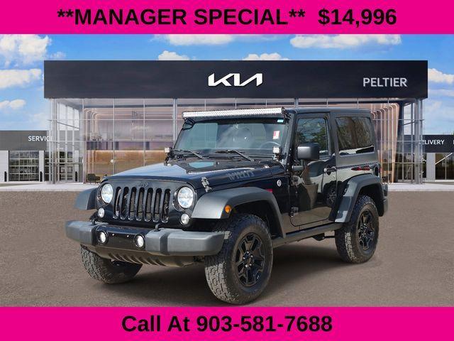 used 2018 Jeep Wrangler JK car, priced at $14,996