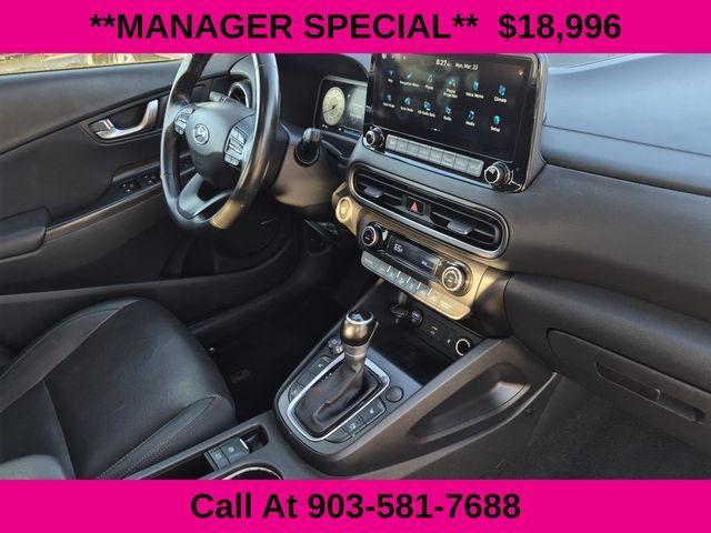 used 2022 Hyundai Kona car, priced at $18,996