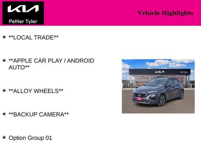 used 2022 Hyundai Kona car, priced at $14,450