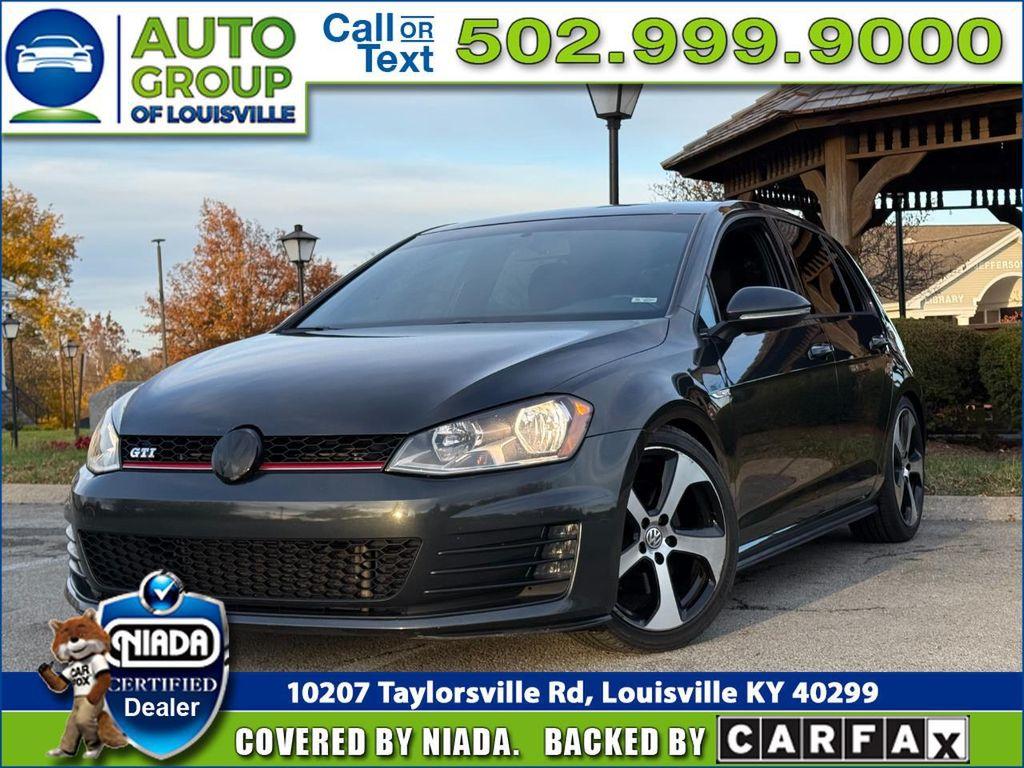 used 2017 Volkswagen Golf GTI car, priced at $17,975