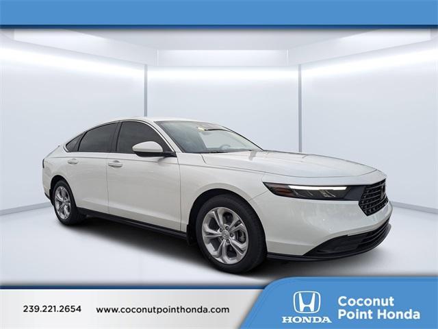 new 2025 Honda Accord car, priced at $29,572