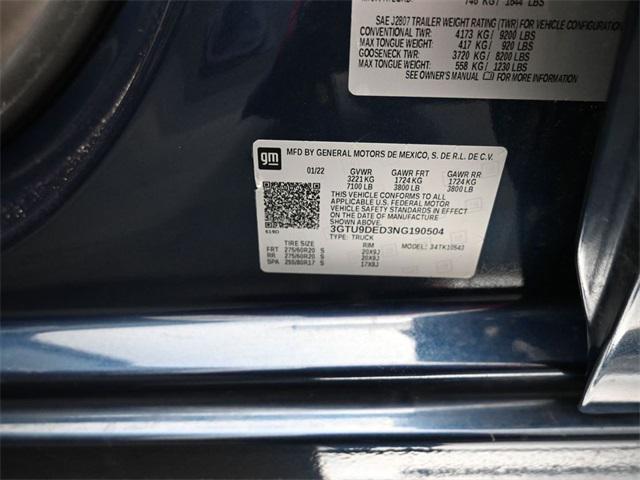 used 2022 GMC Sierra 1500 car, priced at $37,500