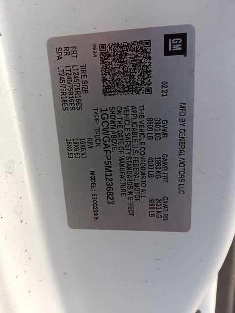 used 2021 Chevrolet Express 2500 car, priced at $10,000