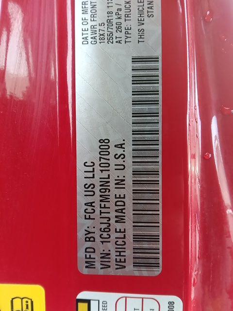 used 2022 Jeep Gladiator car, priced at $43,127