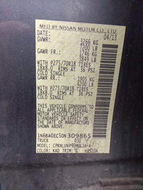 used 2013 Nissan Titan car, priced at $10,000