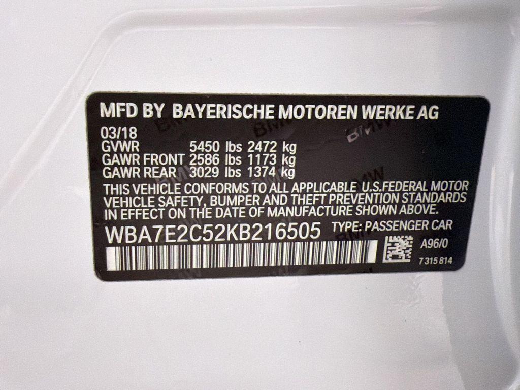 used 2019 BMW 740 car, priced at $21,689