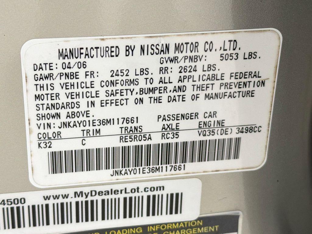 used 2006 INFINITI M35 car, priced at $4,188
