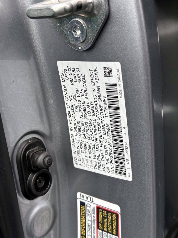 used 2020 Honda CR-V car, priced at $21,500