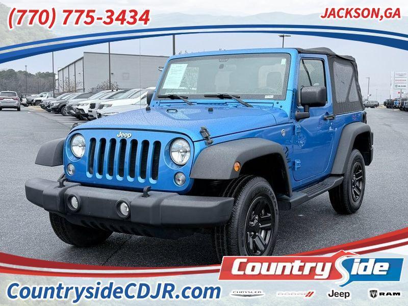 used 2016 Jeep Wrangler car, priced at $17,800