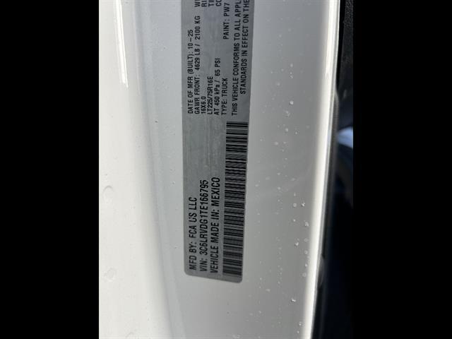 new 2026 Ram ProMaster 2500 car, priced at $53,045