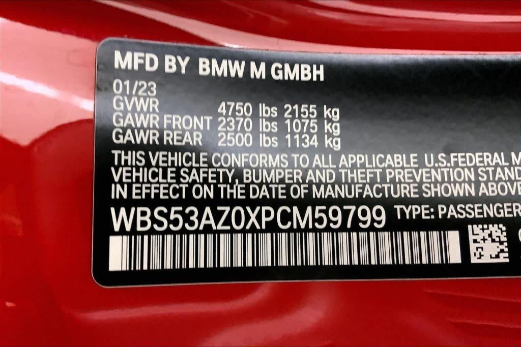 used 2023 BMW M4 car, priced at $73,597