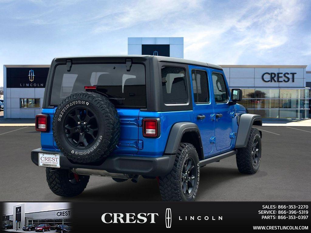 used 2021 Jeep Wrangler car, priced at $25,625