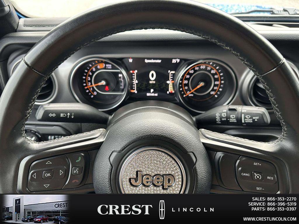 used 2021 Jeep Wrangler car, priced at $25,625